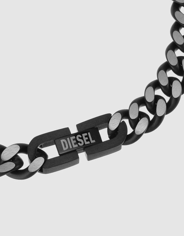 Diesel - Steel Silver-Tone Bracelet