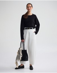 Oxford - Lexie Cotton Crew Neck Knit