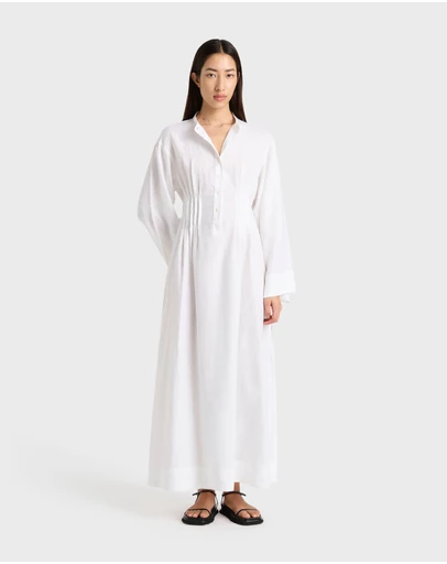 BONDI BORN - Leiden Pleated Caftan Dress