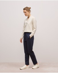 Trenery - Ponte Straight Leg Pant in Night Sky