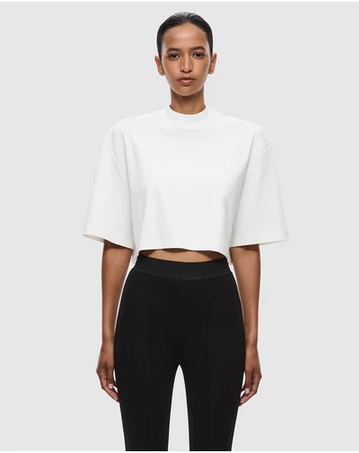 MISHA - The Oversized Cropped Tee