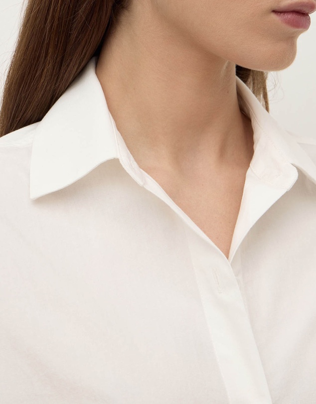 Assembly Label - Lima Cropped Shirt