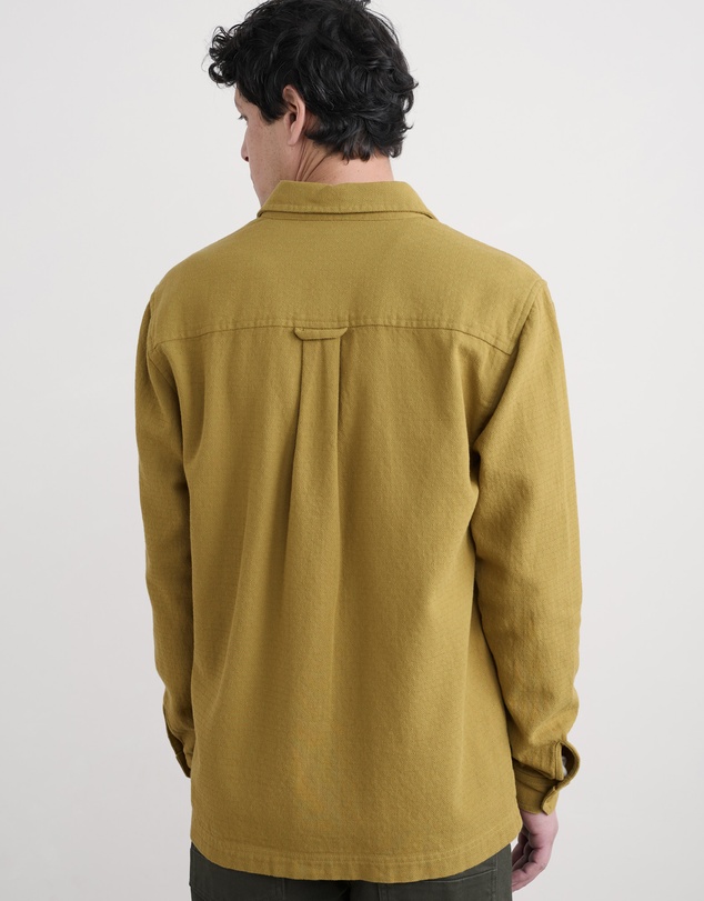 Seasalt - Seasalt Cornwall Yellow Rigging Plain Overshirt