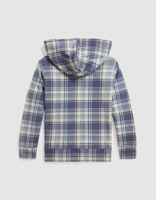 Polo Ralph Lauren - Plaid French Terry Hoodie - Kids