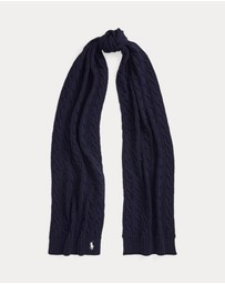 Polo Ralph Lauren - Cable-Knit Cotton Scarf
