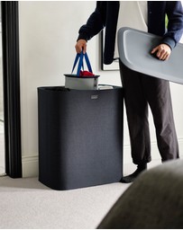 Joseph Joseph - Tota Trio 90L Laundry Separation Basket (Black)