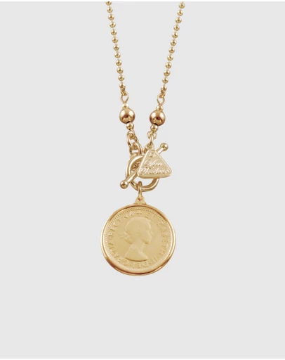 Von Treskow - Ball chain necklace with shilling