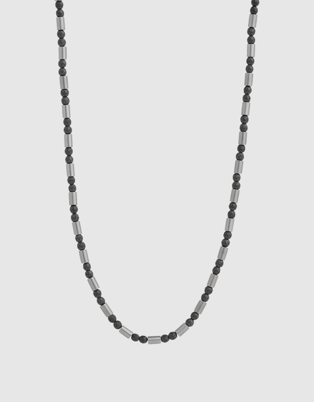 Najo - Nova Men's Haematite & Steel Necklace