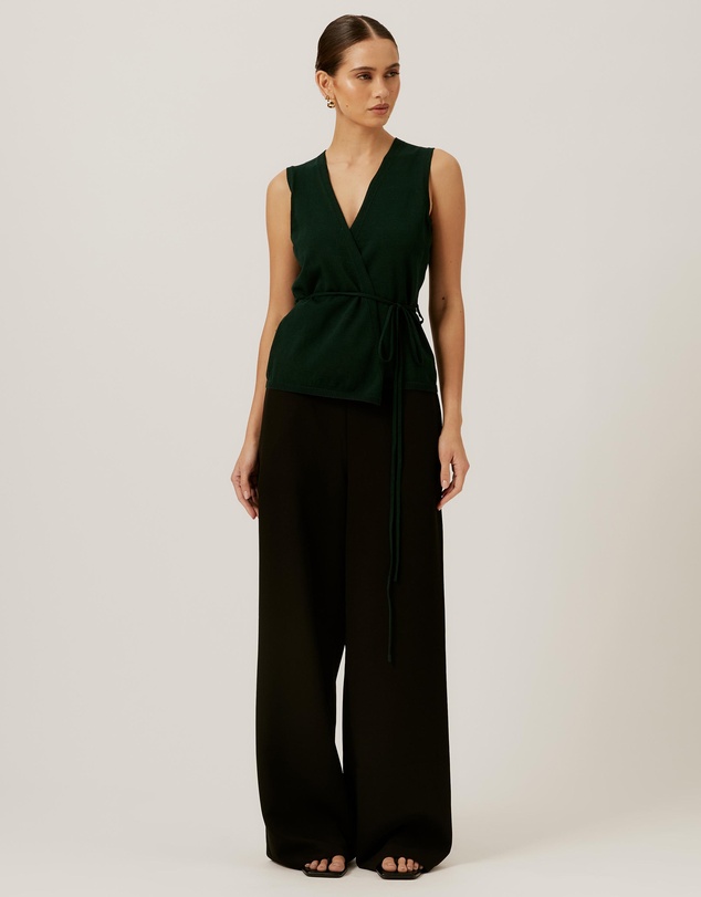Tussah - Wrap Knit Top