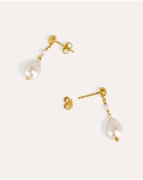 Ottoman Hands - Kyra Pearl Drop stud Earrings