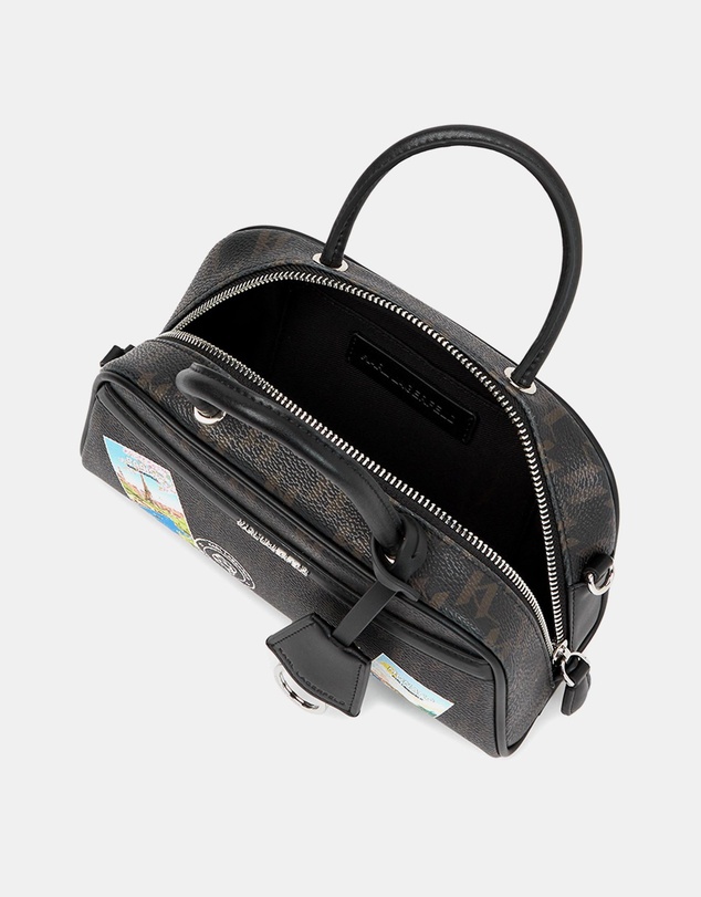 Karl Lagerfeld - Ikon Monogram Small Top-Handle Bag