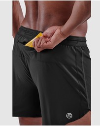 SKINS - SKINS Men's 3-Series Activewear Run Shorts Black