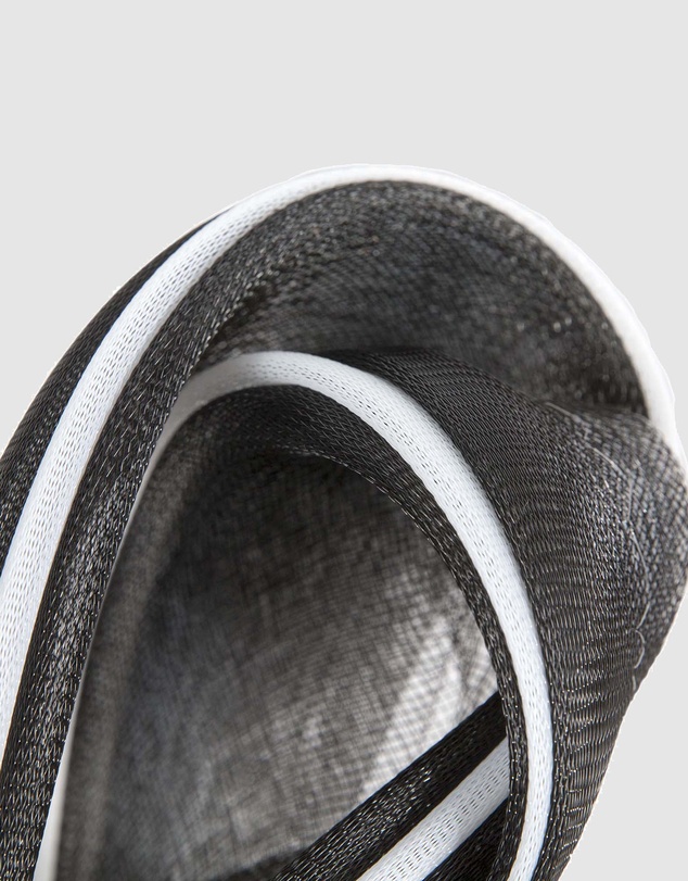 Fillies Collection - Bespoke Black White Racing Fascinator