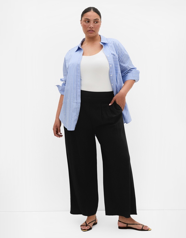 City Chic - Plus size Evani Wide Leg Pant - black