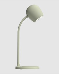 Kreafunk - Kreafunk Ellie Lamp W/ Qi Charger And Bluetooth Speaker - Dusty Olive