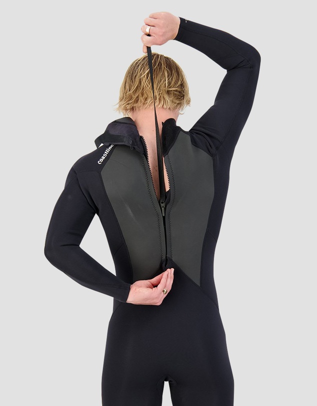 Coastlines - Classic Mens 3/2mm Back Zip Steamer
