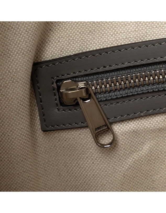 Gucci - Pre-Loved GG Embossed Leather Vertical Tote