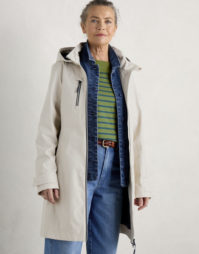 Seasalt - Seasalt Cornwall Natural Coverack Coat II