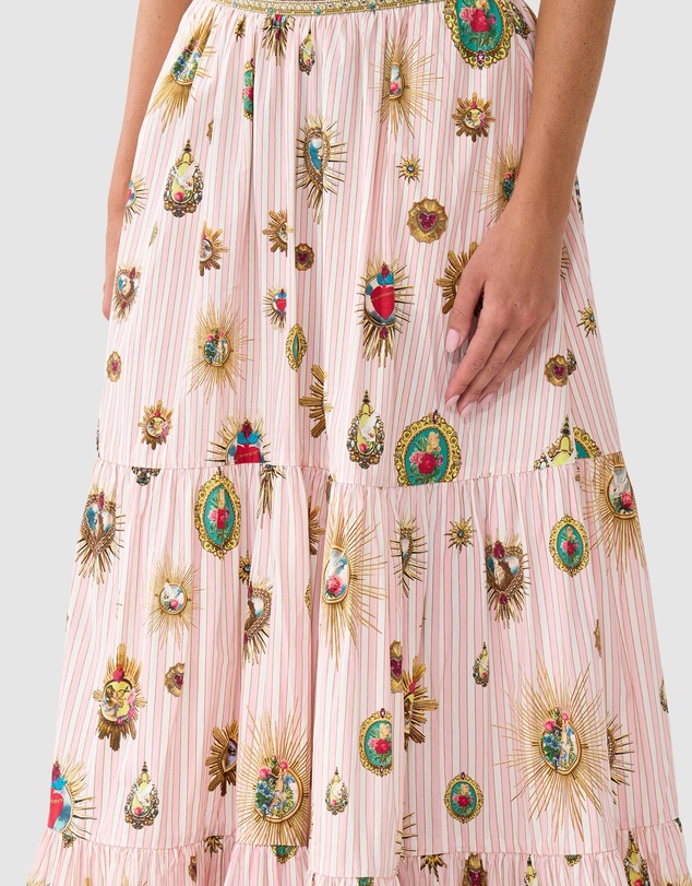 Camilla - High Waisted Tiered Skirt