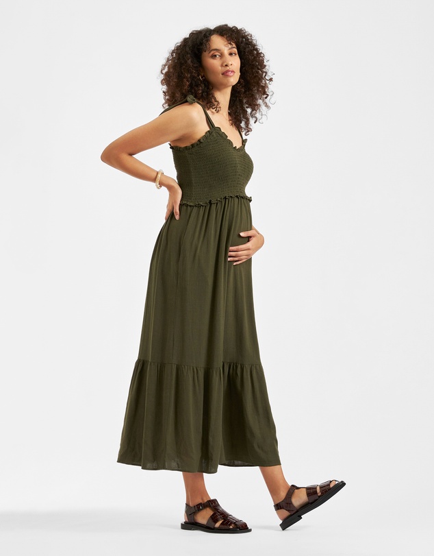 Ripe Maternity - Brandi Shirred Dress