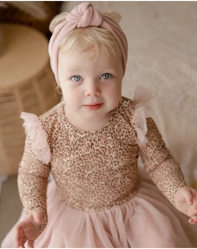 WITH LOVE FOR KIDS - Tulle Flutter Long Sleeve Tutu Onesie - Babies