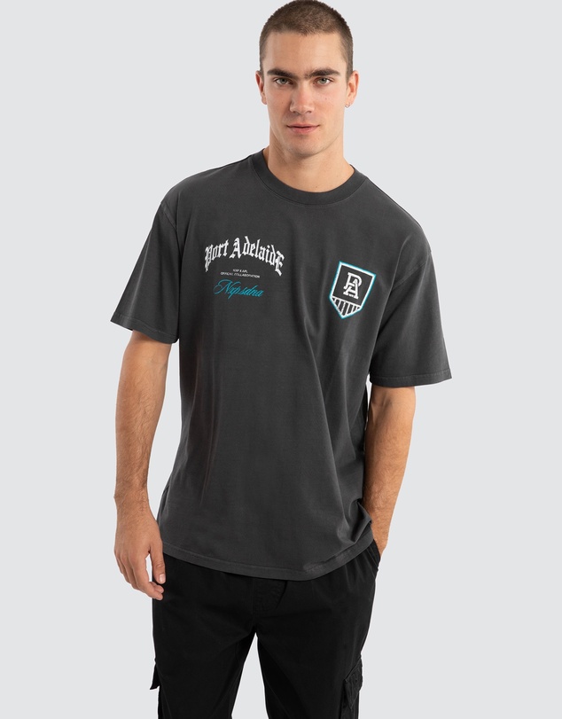Nena & Pasadena - Port Adelaide Vintage Goth Tee