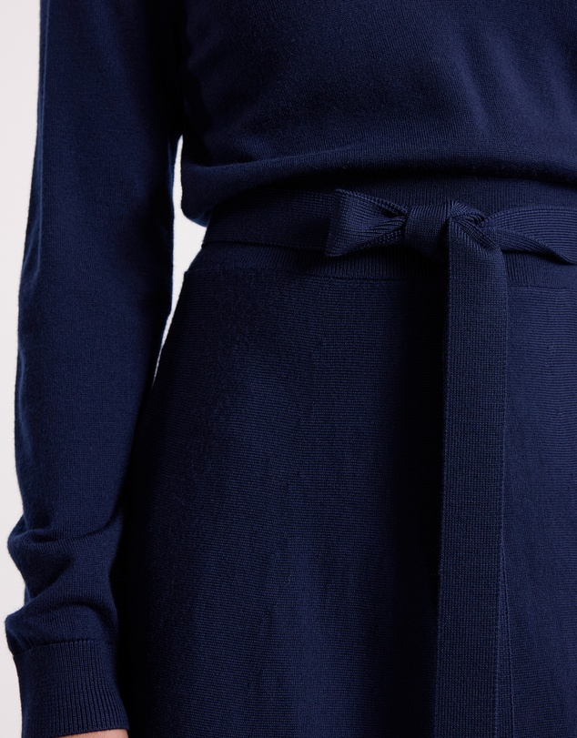 David Lawrence - Indira Merino Knit Polo Dress