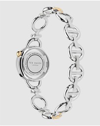Ted Baker - Lilabel Bow White 28mm Two-Tone Bracelet Watch