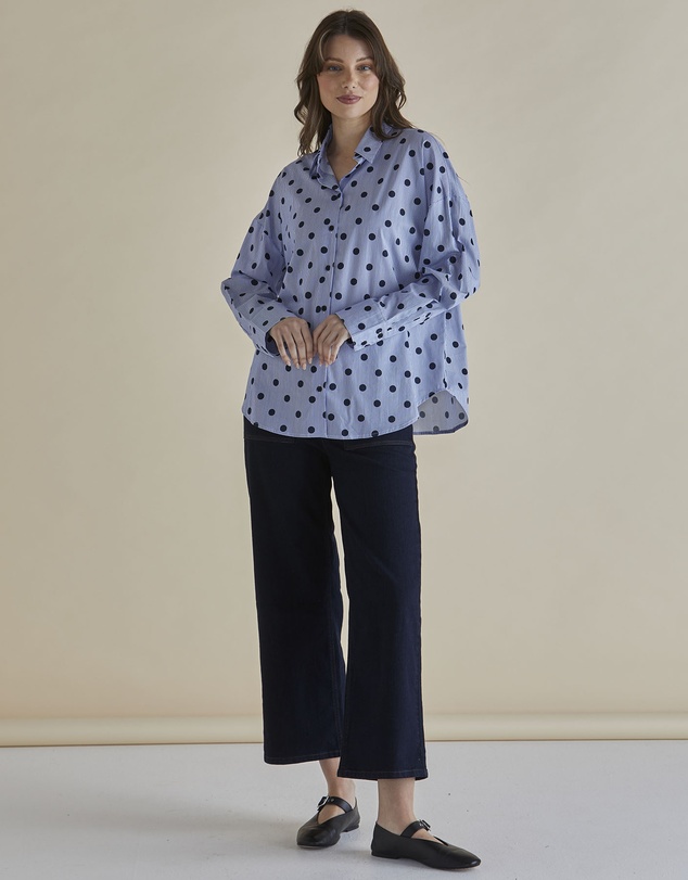 Betty Basics - Sage Shirt