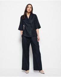 Commonry - Pull On Pleat Front Pant