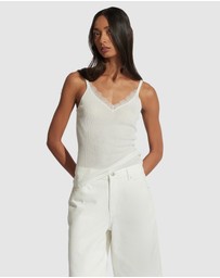 Decjuba - Gracie Lace Knit Tank