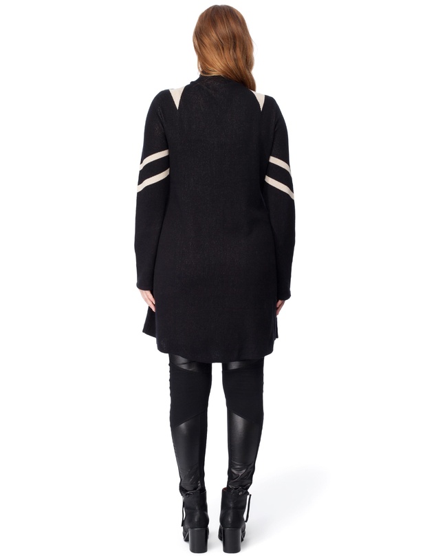 17 Sundays - Like A Cat Jacquard Knit Coat