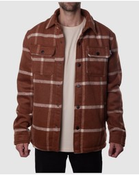 Fallen Footwear - Mens Lamb Jacket Brown