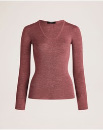 SABA - Janet Merino Wool Scoop Neck Knit