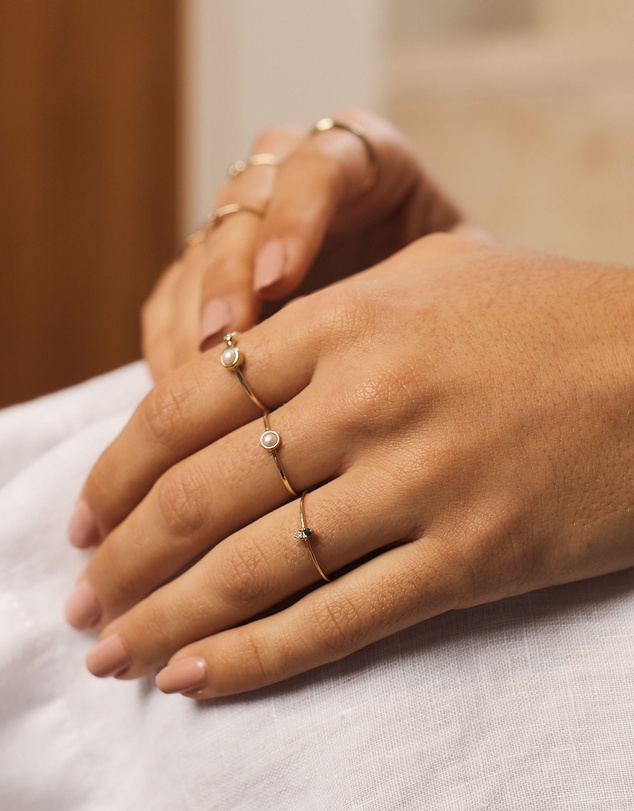 Luna Rae - Solid Gold - Dara Ring