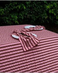 Mosey Me - Sundae Seersucker Square Tablecloth