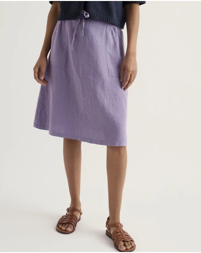 Seasalt - Pepper Moth Linen Skirt