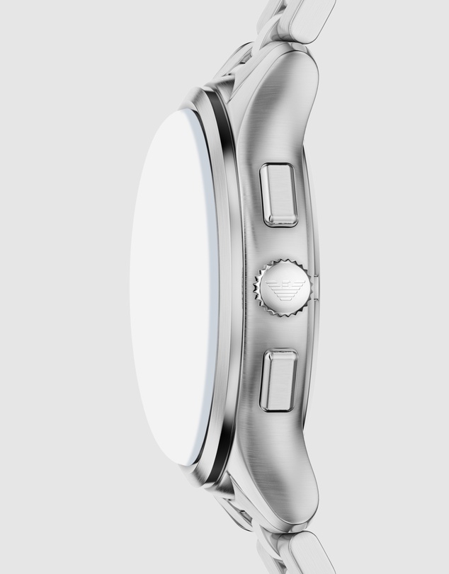 Emporio Armani - Silver Tone Chronograph Watch