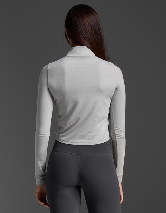 2XU - Flex Crop 1/2 Zip Long Sleeve Top