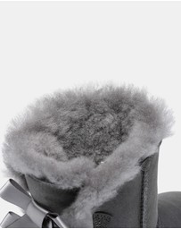 EVERAU - EverAU Ugg Short Back Bow Sheepskin Upper UGG Boots