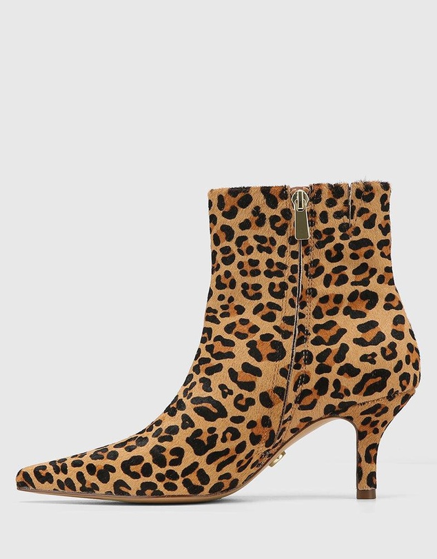 Wittner - Tadita Ankle Boot Sand Leopard Print Leather