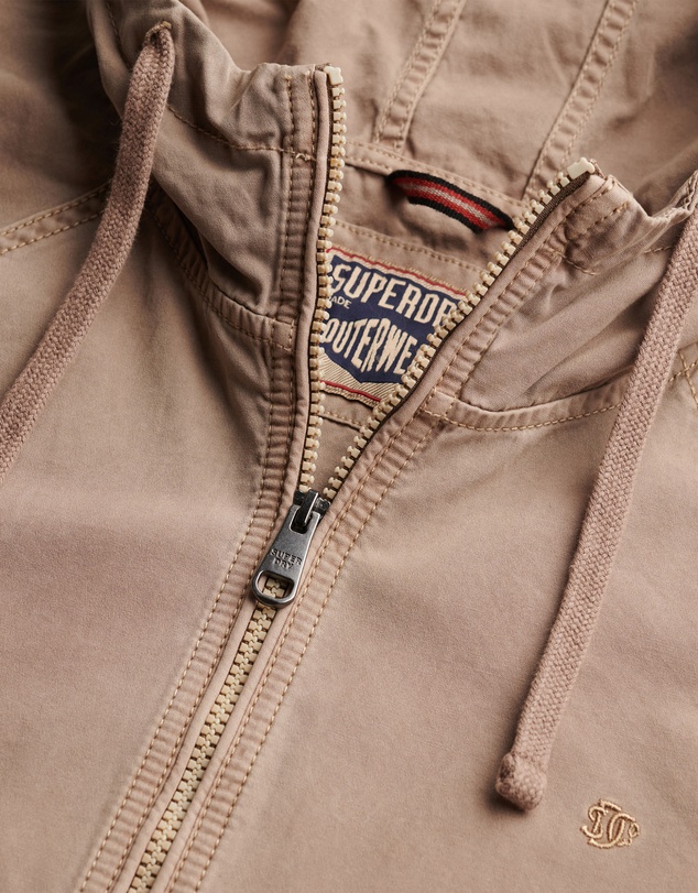 Superdry - Hooded Washed Twill Jacket