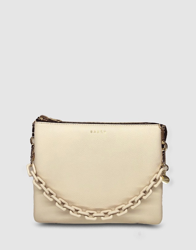 SABEN - Matilda Crossbody Vanilla + Tonal Chain
