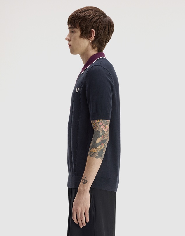 Fred Perry - Cable Knit Shirt