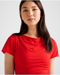 Forever New - Stormi Spliced Shoulder Top