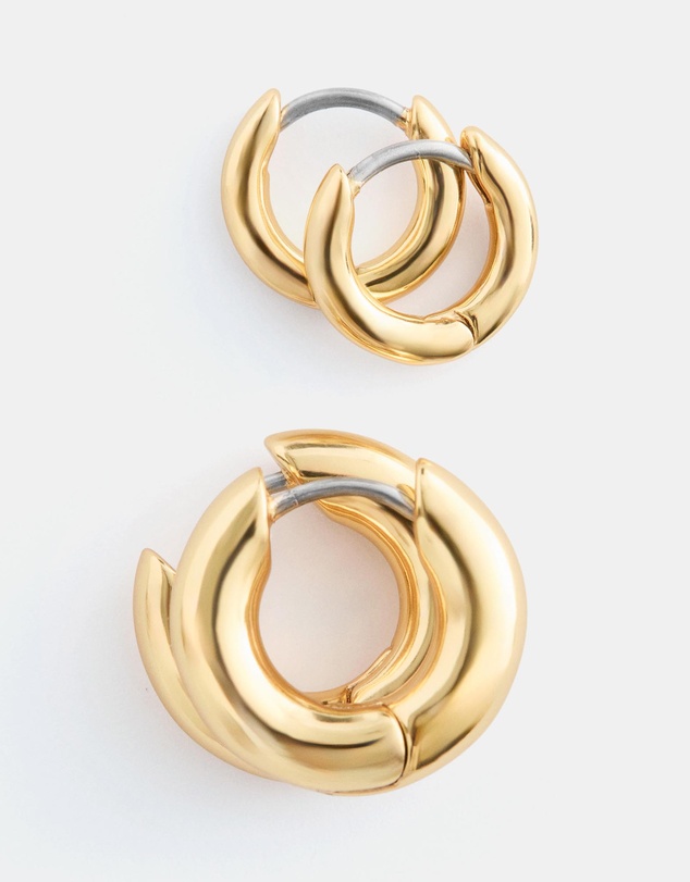 & Other Stories - Chunky Hoop Earring Set