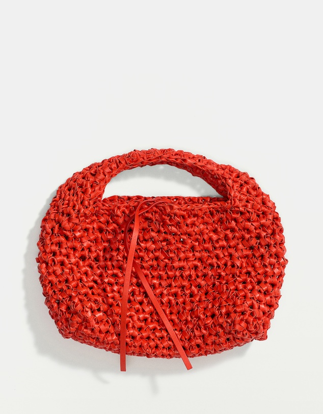 M.N.G - Handmade Woven Leather Handbag