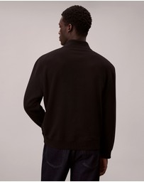 Calvin Klein Jeans - Terry Monologo Quarter Zip Sweatshirt