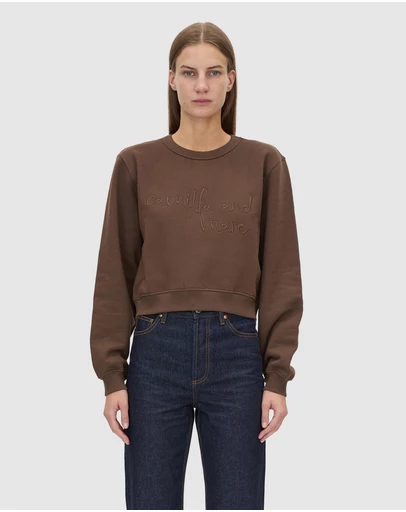 C&M CAMILLA AND MARC - Maren Crop Emb Tracksuit Top