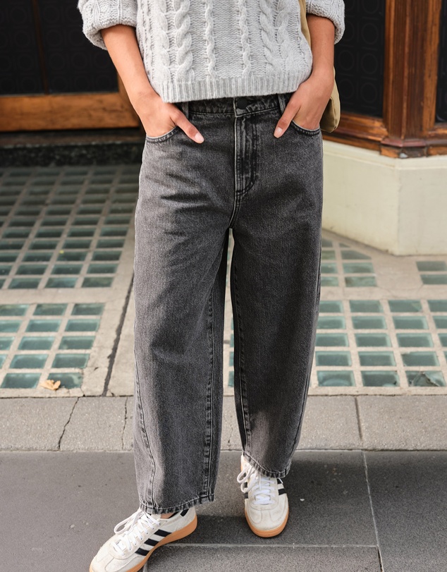 Ceres Life - Maggie Tapered Barrel Jean